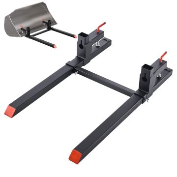 Kuormalavahaarukat VEVOR HC43-2-KT, säädettävällä vakautustangolla, 1090 × 230 × 80 mm