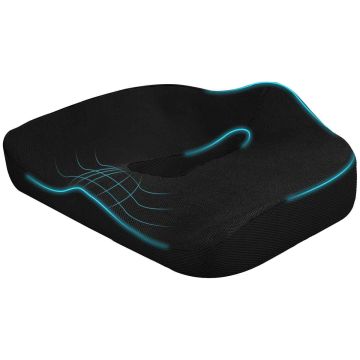 Tuolin tyyny Homcom 44x39x13cm, musta