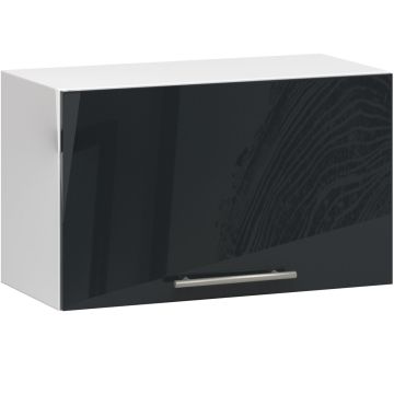 Keittiön seinäkaappi OLIWIA W60OK, valkoinen/harmaa, 60 × 29 × 30 cm