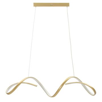 LED pendant lamp UTER, Black/white, 80 × 120 × 20 cm