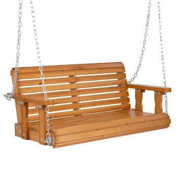 Ripustettava puutarhakeinu, 2 ketjua, 120 × 62 × 49 cm