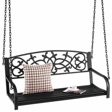 Ripustettava ulkokeinu, kahden henkilön, 128,27 × 53,34 × 63,5 cm