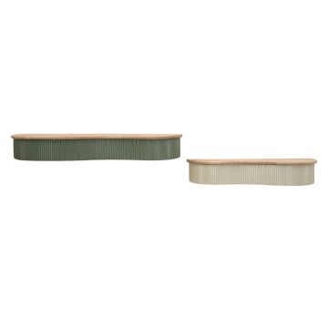 Frankfurt hanging shelves, 2 pcs, 86 × 12 × 18 cm and 65 × 12 × 16 cm