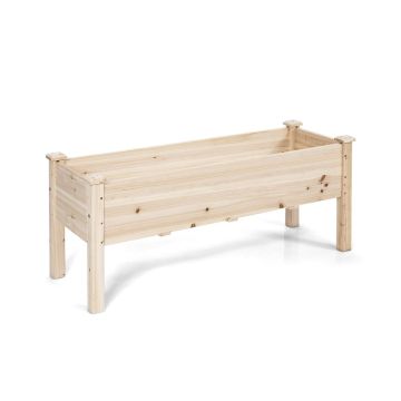 Korotettu viljelylaatikko, 120 × 43,5 × 51 cm