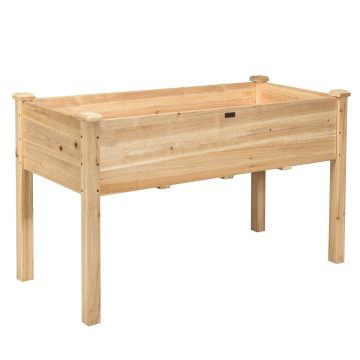 Korotettu kasvatuslaatikko, 125 × 59 × 76 cm