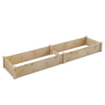 Raised bed, 240 × 25 × 60 cm