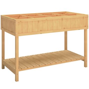 Korotettu istutuslaatikko, 8 osaa, 110 × 76 × 46 cm