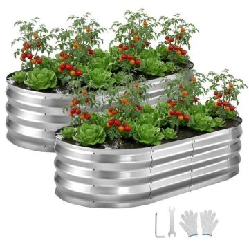 Viljelylaatikot VEVOR YJ-ZZC006, 2 kpl, 120 × 60 × 30 cm