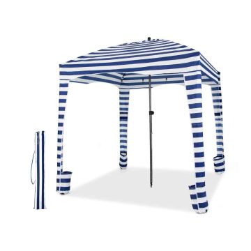 Beach tent, with removable side wall, 183 × 183 × 215–240 cm