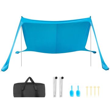 Rantateltta VEVOR TM003, hiekkasäkeillä, 3,4 × 3,4 × 2 m