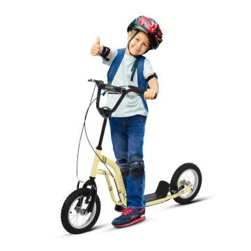 Skootteri Homcom 120x58x95cm., musta/beige