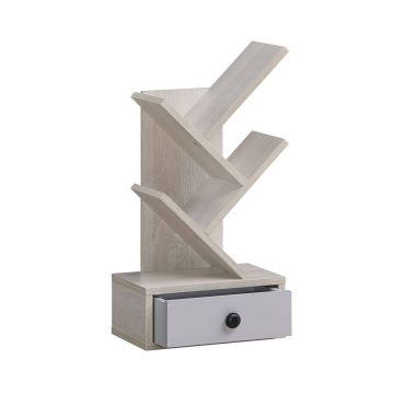 Built-in shelf, 5 shelves and 1 drawer, 30.48 × 60.96 × 17.78 cm