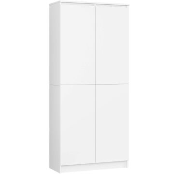 Lattiahylly AkordV2 CLP R80, ovilla, Valkoinen, 80 × 180 × 35 cm