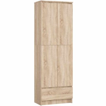 Lattiahylly CLP R60, 2 ovea, 1 laatikko, ruskea, 60 × 180 × 35 cm