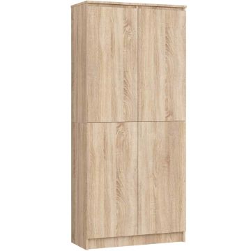 Lattiahylly CLP R80, ovilla, ruskea, 80 × 180 × 35 cm