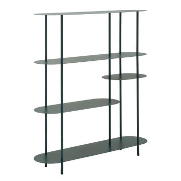 Saturn free-standing shelf, 3 shelves, 118 × 139 × 31 cm