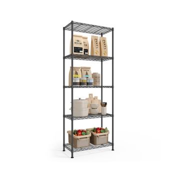 SONGMICS vapaasti seisova hylly, 3 tasoa, 30 × 60 × 161 cm