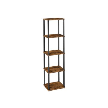 VASAGLE 5-tier shelf, 38 × 139 × 23.8 cm