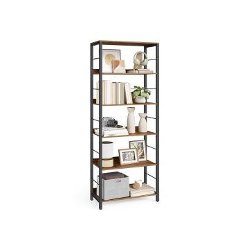 VASAGLE 5-tier bookshelf, 60 × 178 × 30 cm