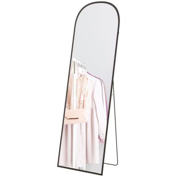 Seisova peili Homcom 50x35x161,5 cm, musta