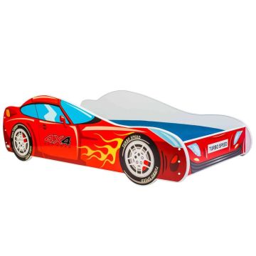 Детская кроватка Car II с матрасом 165 см x 84 см x 49 см, для автомобиля 4x4.