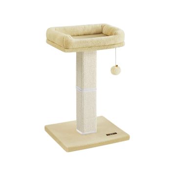 Kissan raapimapuu 45x40x71cm., beige/beige