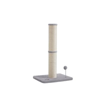 Kissan raapimapuu 50x40x85cm, beige/harmaa