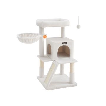 Kissan raapimapuu 61,5x85,2x96cm, valkoinen/beige