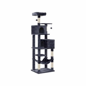 Kissan raapimapuu 191 cm, tummanharmaa PCT191G01
