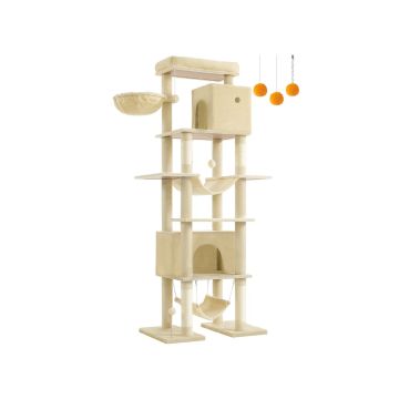 Kissan raapimapuu 78x48x201cm, beige