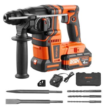 Poravasara VEVOR BL-DC2008/20V-MT, 20 V akun ja laturin kanssa, 45 × 32 × 15 cm
