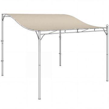 Pergolan kattokangas, 3 × 3 m rungolle, Valkoinen, 298 × 293 cm