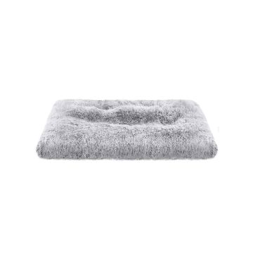 Лежанка для собак Fluffy 122 x 74 см, серая полоска