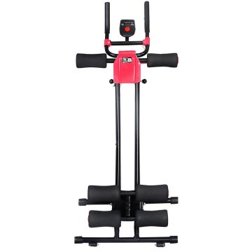 Abdominal press trainer, Foldable, 4 levels, 129.5 × 66 × 53.3 cm