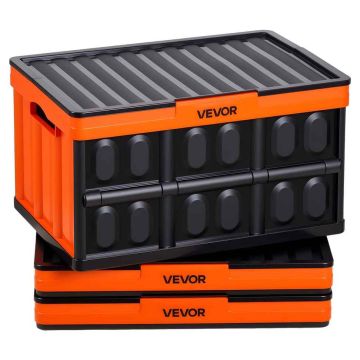Пластиковые ящики для хранения VEVOR, 3 шт., 45 л, 525 × 360 × 300 мм