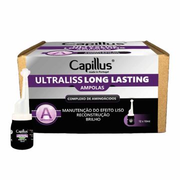 Сыворотка для восстановления волос Capillus ULTRALISS, 12 ампул по 10 мл