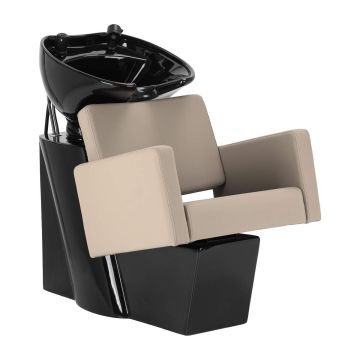Hiustenpesuasema Gabbiano Vitoria, Ergonomisella tuolilla, Musta