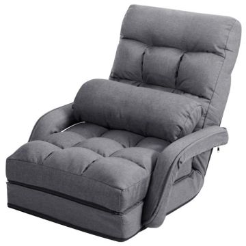 Relaxing armchair, 5 positions and pillow, 173 × 69 × 12 cm