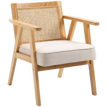Nojatuoli, Beige, 63 × 78 × 69 cm