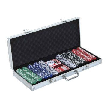 Pokerisetti Homcom 55,5x22x6,5cm, eri väreissä