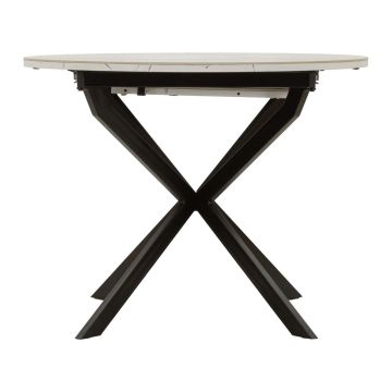 Extendable dining table Martin, central extension mechanism