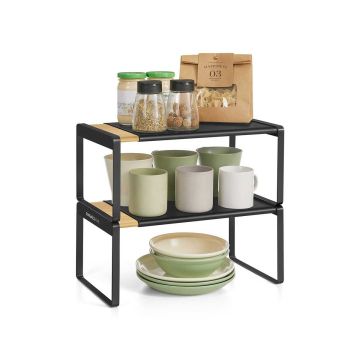 Maustehyllyt SONGMICS HOME KCS051B01, 2 kpl, Beige/musta