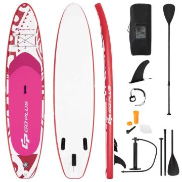 Inflatable paddle board, 3 removable fins, 320 × 75 × 15 cm