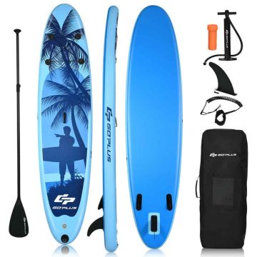 Inflatable paddle board, 3 fins, 305 × 76 × 16 cm