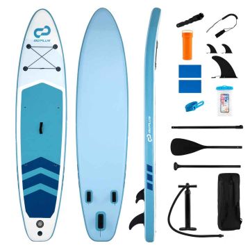 Inflatable paddleboard-kayak, 11'
