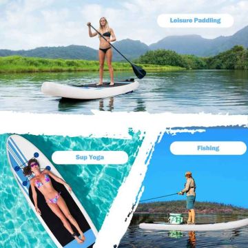Inflatable paddle board, Yoga, 320 × 75 × 15 cm