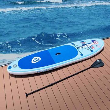 Inflatable paddle board