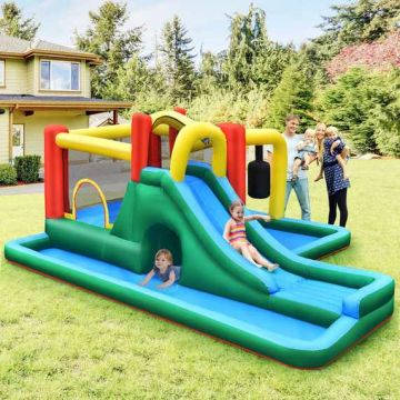 Inflatable children's water slide, up to 4 children, 470 × 370 × 190 cm