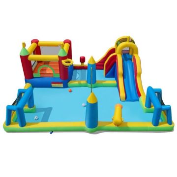 Надувная водная игровая площадка, 3 игры, 500 × 410 × 190 см