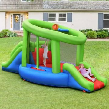 Inflatable playground, for 2 children, 410.21 × 196.85 × 196.85 cm
